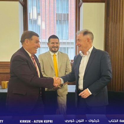 Signing a memorandum of scientific and academic cooperation between the University of al-kitab and the prestigious Scottish University of Strathclyde