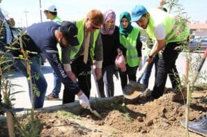 Read more about the article Pharmacy students at Al-Kitab University organize a street planting campaign