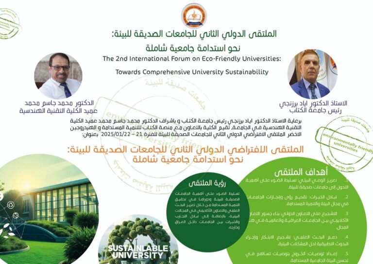 The Second International Forum for Environmentally Friendly Universities.