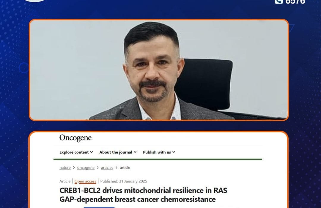 الدكتور أميد عمر درويش، وكيل الكلية للشؤون العلمية في كلية الصيدلة بجامعة الكتّاب، نشر أبحاثًا علمية بارزة في مجلة “أونكو جين” (Oncogene).