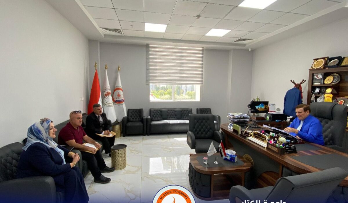 President of Al-Kitab University Receives the Committee of Deans of Health and Medical Colleges Supervising the National Assessment Exams