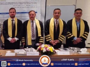 Read more about the article تدريسي من جامعة الكتاب رئيساً للجنة مناقشة أطروحة دكتوراه في جامعة السليمانية