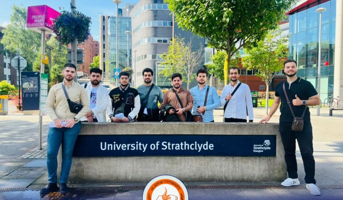 Students from the College of Pharmacy at Al-Kitab University Participate in a Summer Training Course at the University of Strathclyde, UK