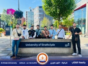 Read more about the article Students from the College of Pharmacy at Al-Kitab University Participate in a Summer Training Course at the University of Strathclyde, UK
