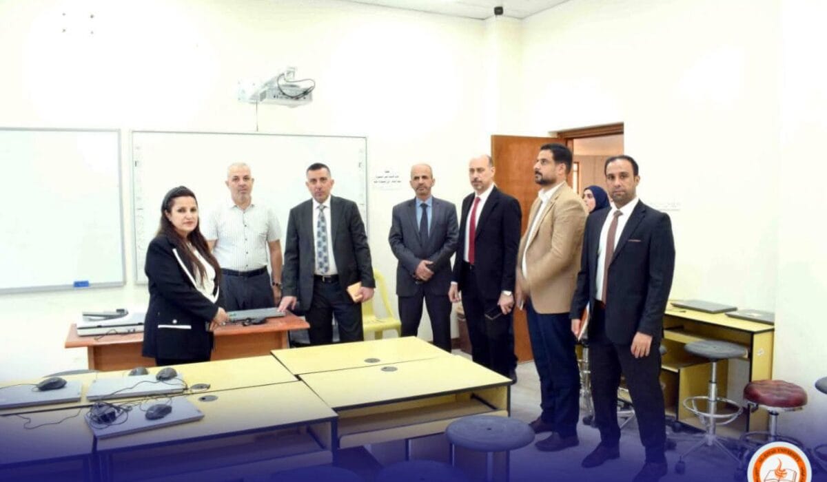 لجنة وزارية برئاسة عميد كلية التربية بجامعة الكتاب تتفقد مقومات استحداث دكتوراه التربية البدنية بجامعة الموصل.