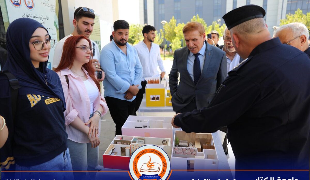 The College of Applied Arts at Al-Kitab University Holds a Fine Arts Exhibition
