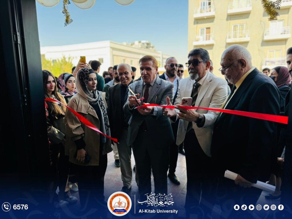 President of Al-Kitab University Inaugurates the Creative Excellence Exhibition for Applied Arts Students