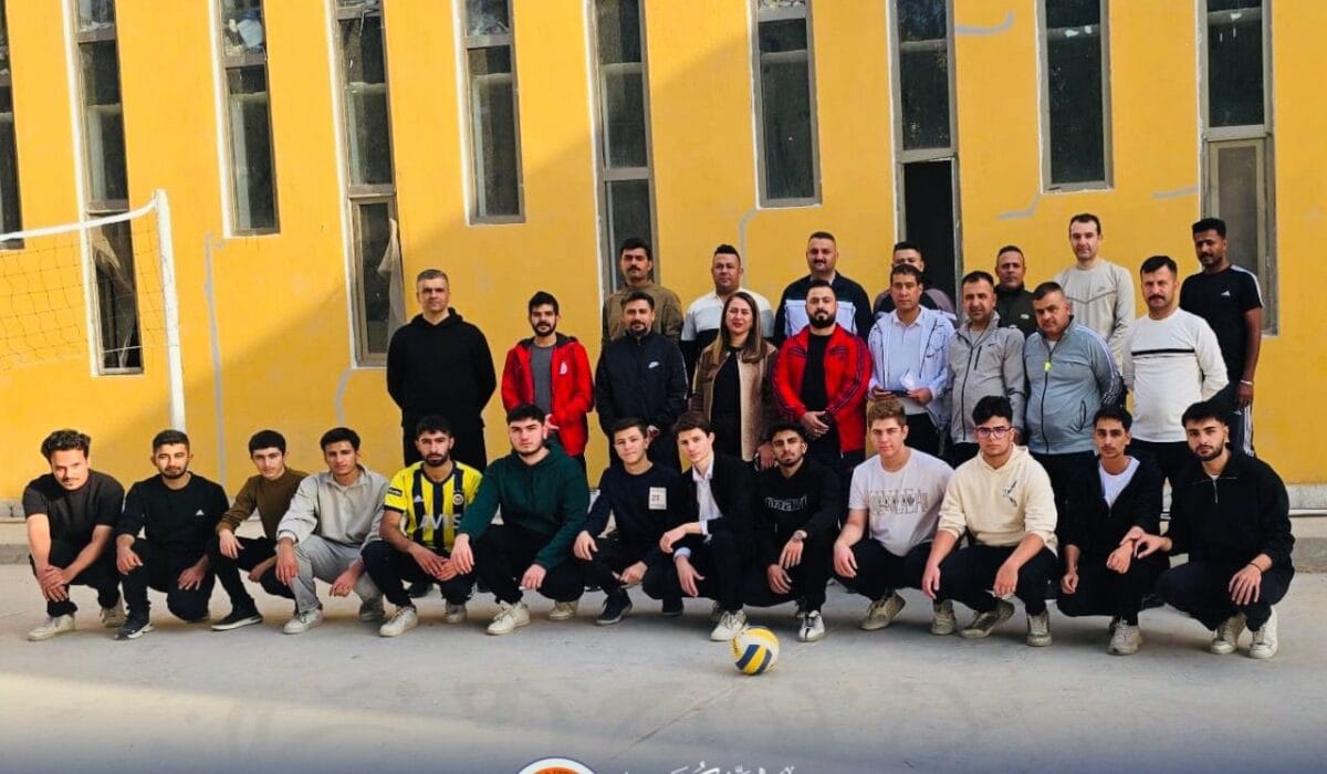 The Physical Education and Sports Sciences Department at the University of al-Kitab Conducts a Field Visit to Several Schools in al-Tun Kupri