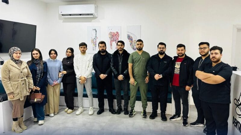 زيارة علمية لطلبة قسم تقنيات صناعة الأسنان إلى مركز Celebrity في أربيل