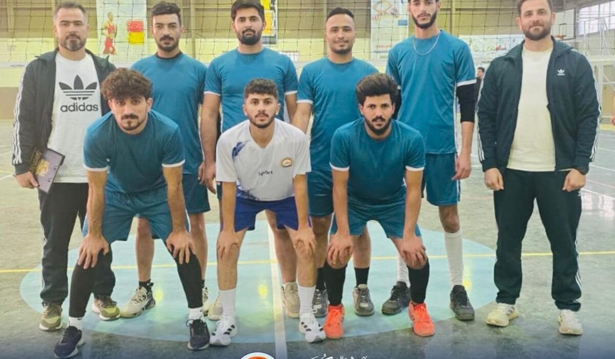 University of al-Kitab Team Achieves a Deserved Victory in the Northern Region Volleyball Qualifiers