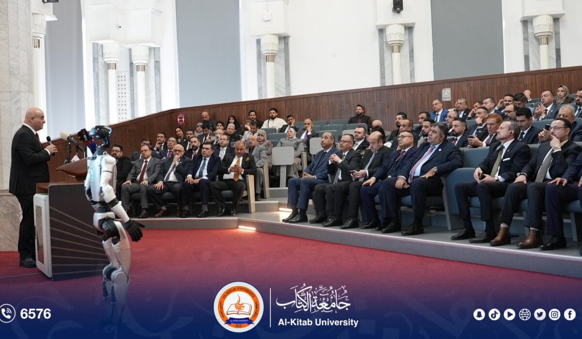 Under the auspices of the Ministry of Higher Education and Scientific Research… Al-Kitab University participates in the launch ceremony of the National University Robotics and Artificial Intelligence Championship.