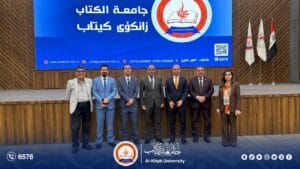 Read more about the article Al-Kitab University Receives a Delegation from the Iraqi Academics Syndicate – Kirkuk Branch