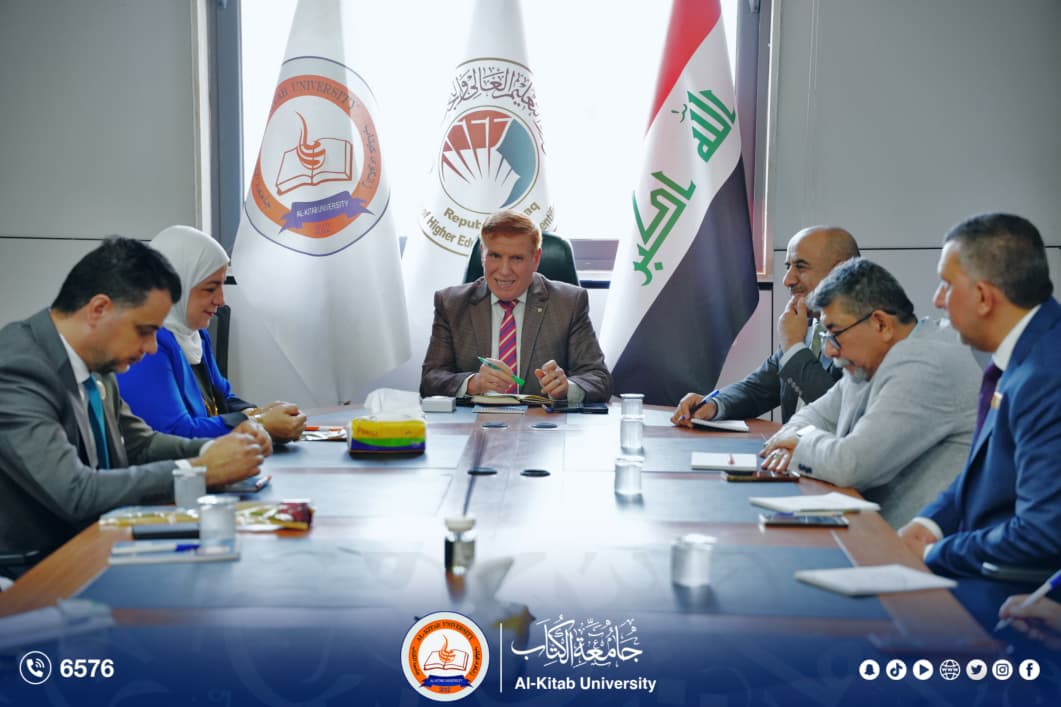 Read more about the article لجنة من فريق المقيّم الوطني التابع لجهاز الاشراف في وزارة التعليم العالي والبحث العلمي تزور جامعة الكتاب