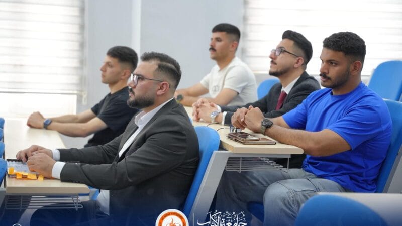 ندوة عن (تعزيز انخراط الشباب في العملية الديموقراطية) في كلية القانون بجامعة الكتاب