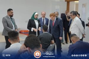 Read more about the article Member of the Parliamentary Education Committee, Dr. Salwa Al-Mufaraji, Visits Al-Kitab University