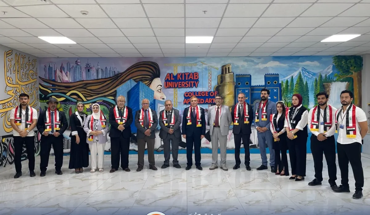 Al-Kitab University Celebrates National Sovereignty Day with an Art Exhibition for Students of the College of Applied Arts
